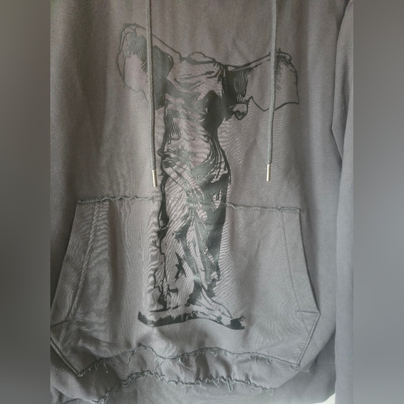 Nike Charcoal Graphic Men's Med Hoodie - Picture 2 of 5